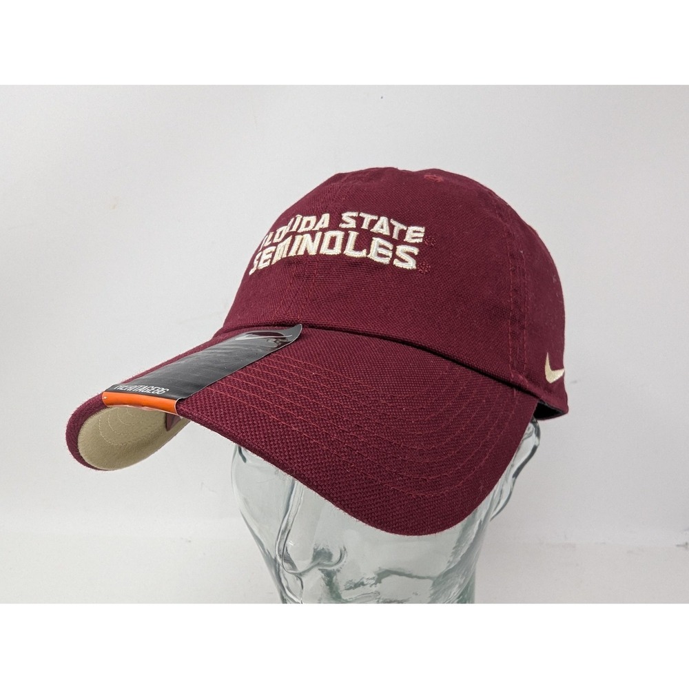 Florida State Seminoles Hat Cap Strap Back Mens NCAA Football Nike Heritage86